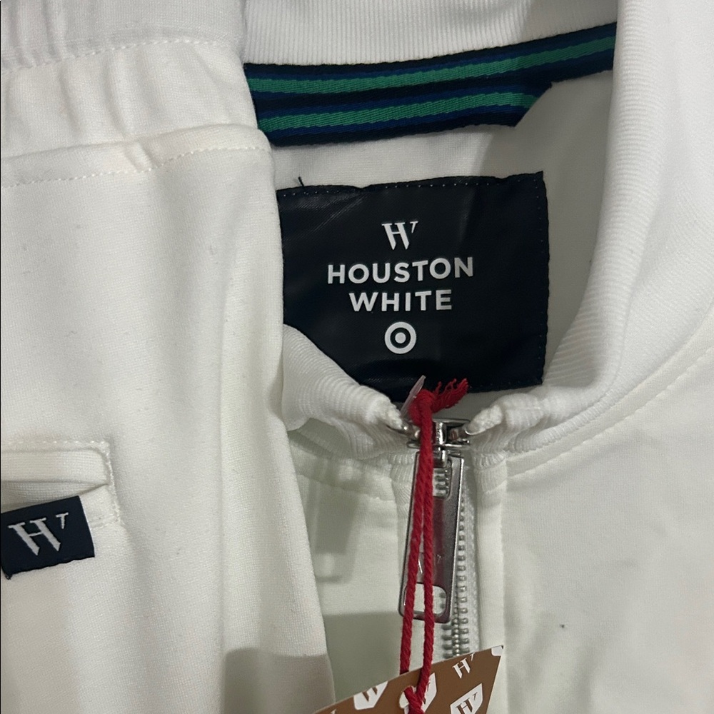 Houston White Tracksuit with Green Accents size M (Medium) - Picture 6 of 6